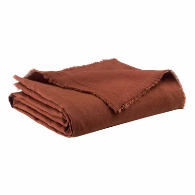 Plaids - Plaid Zeff nomade Caramel 130 x 180 - MAISON VIVARAISE - SDE VIVARAISE WINKLER