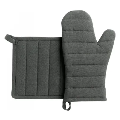 Potholders - Recycled Oven Mitt and Pot Holder Jona Ombre 15 X 30 - MAISON VIVARAISE - SDE VIVARAISE WINKLER