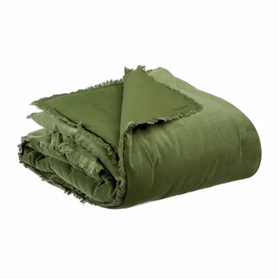 Bed linens - Fara Duvet Eucalyptus 85 X 200 - MAISON VIVARAISE - SDE VIVARAISE WINKLER