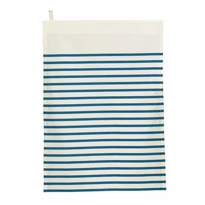Dish towels - Kitchen Towel Nalou Ivoire/Bleu 50 X 70 - MAISON VIVARAISE - SDE VIVARAISE WINKLER
