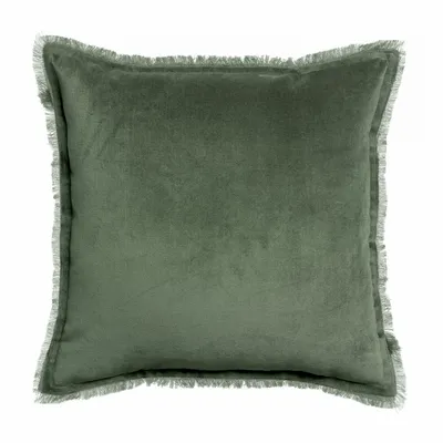Coussins - Coussin uni Fara Thym 45 x 45 - MAISON VIVARAISE - SDE VIVARAISE WINKLER