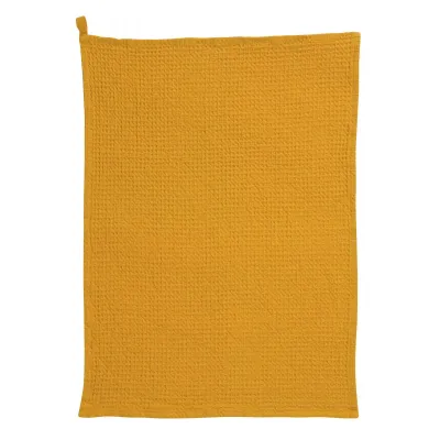 Torchons - Torchon nid d'abeilles uni Mumba Tournesol 50 x 70 - MAISON VIVARAISE - SDE VIVARAISE WINKLER