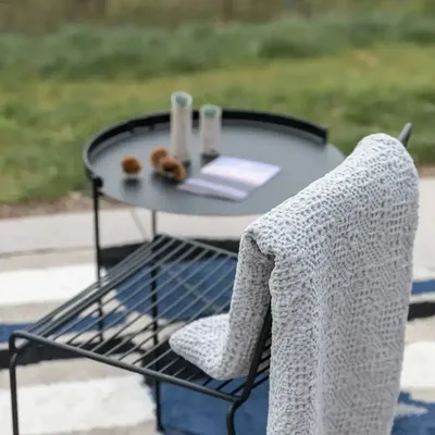 Plaids - Plaid Tana Perle 140 x 200 - MAISON VIVARAISE - SDE VIVARAISE WINKLER