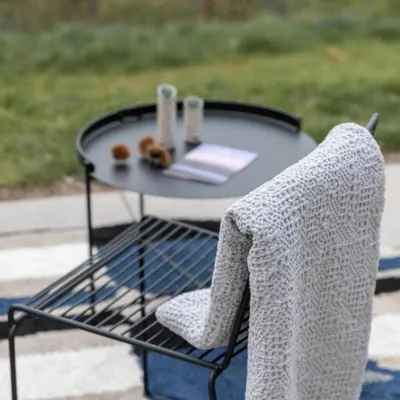 Linge de lit - Jeté Tana Perle 180 x 260 - MAISON VIVARAISE - SDE VIVARAISE WINKLER