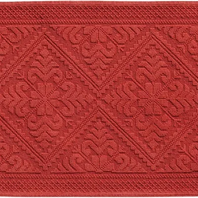 Other bath linens - Enzo Bath Mat Brique 54 X 64 - MAISON VIVARAISE - SDE VIVARAISE WINKLER