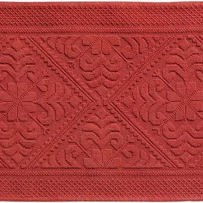 Other bath linens - Enzo Bath Mat Brique 110 X 54 - MAISON VIVARAISE - SDE VIVARAISE WINKLER