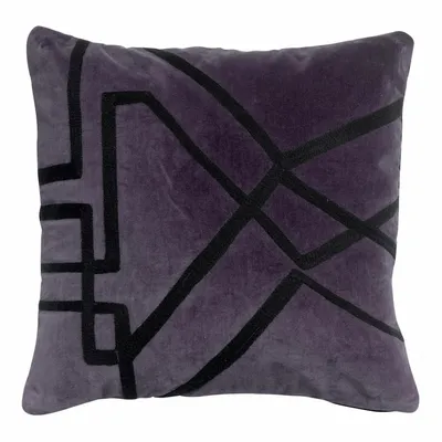 Coussins - Coussin Fara brodé Raisin 45 x 45 - MAISON VIVARAISE - SDE VIVARAISE WINKLER