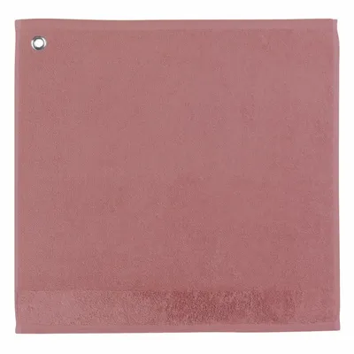 Kitchen utensils - Curl Eyelet Hand Towel Bois de rose 50 X 50 - MAISON VIVARAISE - SDE VIVARAISE WINKLER