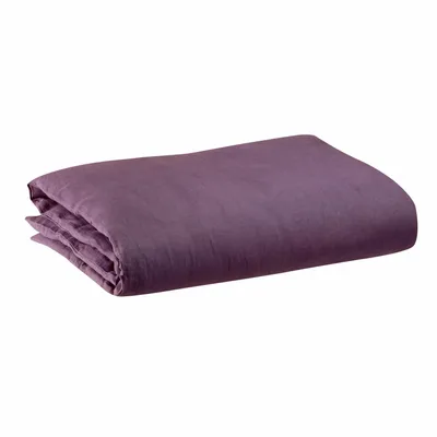 Bed linens - Zeff Duvet Cover Raisin 240 X 220 - MAISON VIVARAISE - SDE VIVARAISE WINKLER