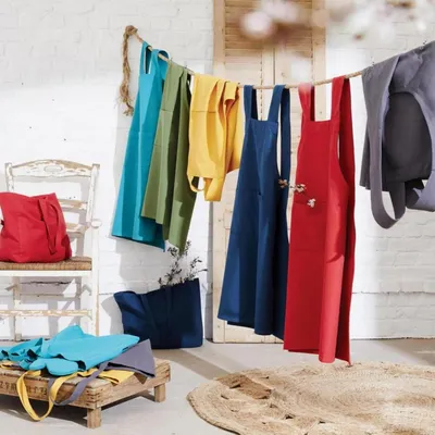 Aprons - Gen Kitchen Apron Ombre 120 X 85 - MAISON VIVARAISE - SDE VIVARAISE WINKLER