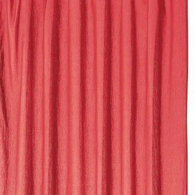 Curtains and window coverings - Zeff veil curtain Groseille 140 X 280 - MAISON VIVARAISE - SDE VIVARAISE WINKLER