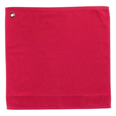 Torchons textile - Essuie-mains oeillet Curl Geranium 50 x 50 - MAISON VIVARAISE - SDE VIVARAISE WINKLER