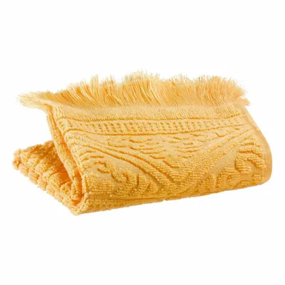 Serviettes de bain - Serviette invité uni Zoe Mimosa 30 x 50 - MAISON VIVARAISE - SDE VIVARAISE WINKLER