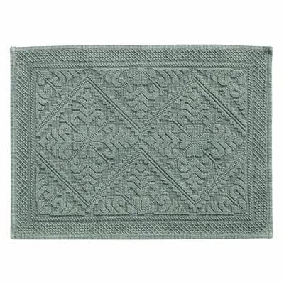 Autres linges de bain - Tapis de bain uni Enzo Mousse 54 x 64 - MAISON VIVARAISE - SDE VIVARAISE WINKLER
