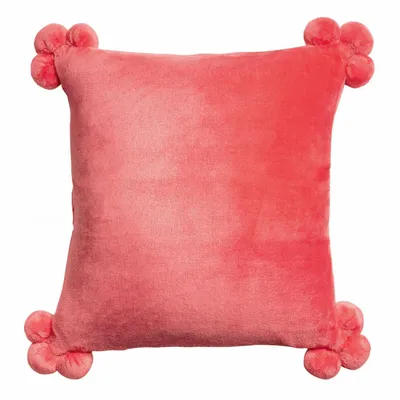 Cushions - Cushion Tender Pompoms Malabar 45 X 45 - MAISON VIVARAISE - SDE VIVARAISE WINKLER