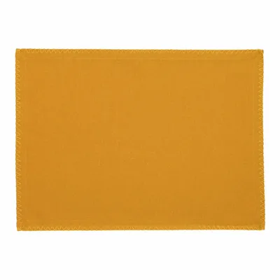 Nappes - Lot de 4 sets de table recycles Delia Tournesol 33 x 45 - MAISON VIVARAISE - SDE VIVARAISE WINKLER
