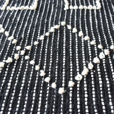 Rugs - Rug Gimie Charbon/Ivoire 190 X 290 - MAISON VIVARAISE - SDE VIVARAISE WINKLER