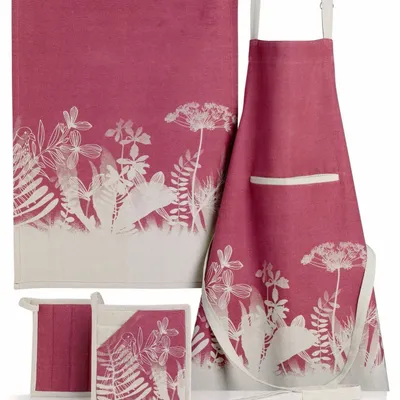 Tabliers de cuisine - Tablier de cuisine Bio Evaos Orchidée 72 x 85 - MAISON VIVARAISE - SDE VIVARAISE WINKLER