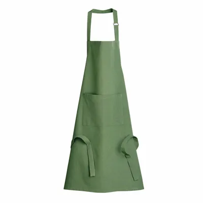 Tabliers de cuisine - Tablier de cuisine recyclé Dario Vert 85 x 72 - MAISON VIVARAISE - SDE VIVARAISE WINKLER