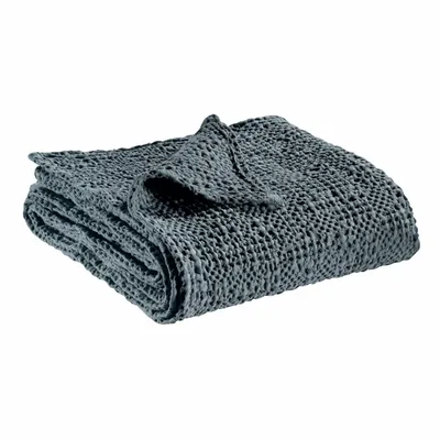 Bed linens - Tana Bed Throw Cendre 240 X 260 - MAISON VIVARAISE - SDE VIVARAISE WINKLER