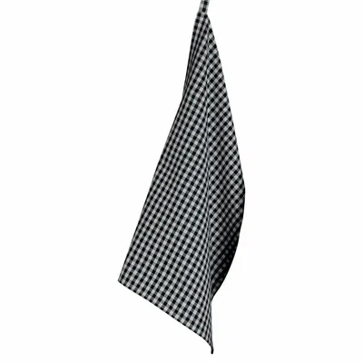 Torchons - Torchon recyclé Billie Noir/gris 50 x 70 - MAISON VIVARAISE - SDE VIVARAISE WINKLER