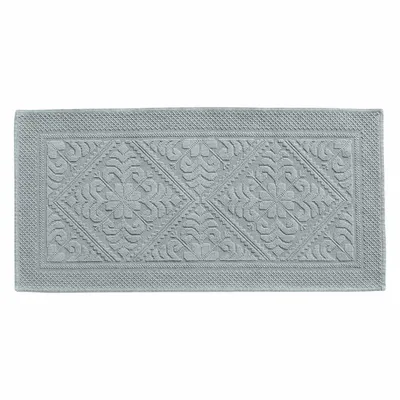 Autres linges de bain - Tapis de bain uni Enzo Jade 54 x 110 - MAISON VIVARAISE - SDE VIVARAISE WINKLER