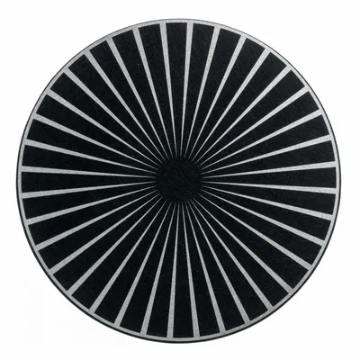 Sets de table - Set de table feutre Raini Noir/argent diamètre 40 cm - MAISON VIVARAISE - SDE VIVARAISE WINKLER