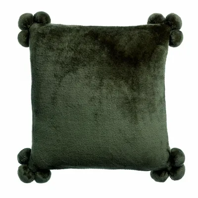 Cushions - Tender Pompons Cushion Fougère 45 X 45 - MAISON VIVARAISE - SDE VIVARAISE WINKLER
