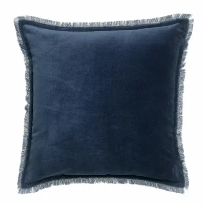 Cushions - Plain Cushion Fara Marine 45 X 45 - MAISON VIVARAISE - SDE VIVARAISE WINKLER