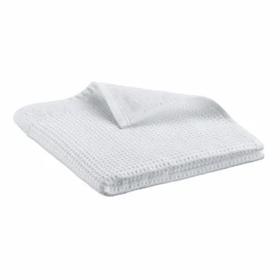 Bath towels - Recycled Bath Towel Abby Blanc 50 X 100 - MAISON VIVARAISE - SDE VIVARAISE WINKLER