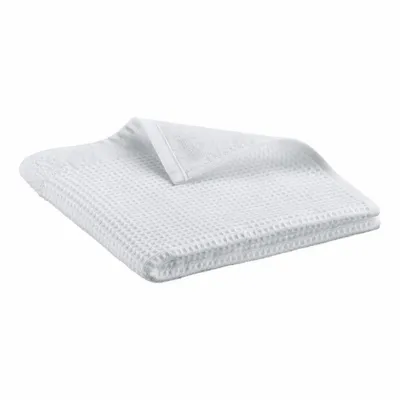 Serviettes de bain - Drap de bain recyclé Abby Blanc 90 x 150 - MAISON VIVARAISE - SDE VIVARAISE WINKLER