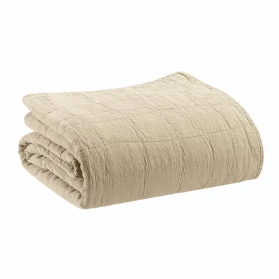 Bed linens - Titou Recycled Bed Throw Lin 180 X 260 - MAISON VIVARAISE - SDE VIVARAISE WINKLER