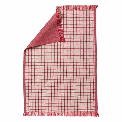 Dish towels - Recycled Tea Towel Aden Blanc/Rouge 50 X 70 - MAISON VIVARAISE - SDE VIVARAISE WINKLER