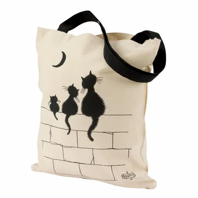 Bags and totes - Dubout 3 chats Bag Écru 40 X 35 - MAISON VIVARAISE - SDE VIVARAISE WINKLER