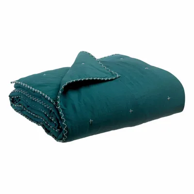 Bed linens - Bed Cover Nala Paon 180 X 260 - MAISON VIVARAISE - SDE VIVARAISE WINKLER