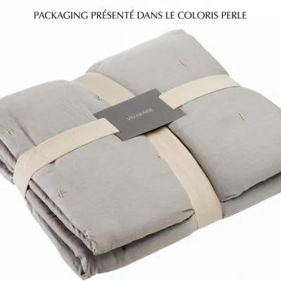 Bed linens - Bed Cover Nala Paon 180 X 260 - MAISON VIVARAISE - SDE VIVARAISE WINKLER