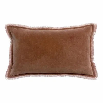 Coussins - Coussin uni Fara Bois de rose 30 x 50 - MAISON VIVARAISE - SDE VIVARAISE WINKLER