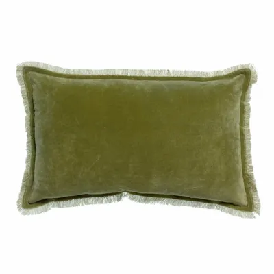 Coussins - Coussin uni Fara Olive 30 x 50 - MAISON VIVARAISE - SDE VIVARAISE WINKLER