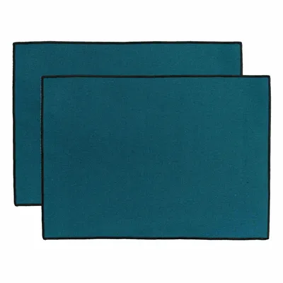 Nappes - 2 de sets table recyclés Laora Paon 33 x 45 - MAISON VIVARAISE - SDE VIVARAISE WINKLER