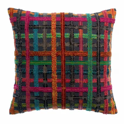 Coussins - Coussin brodé Soline Multico 45 x 45 - MAISON VIVARAISE - SDE VIVARAISE WINKLER