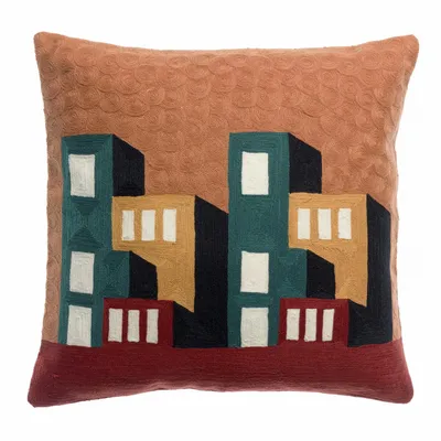 Coussins - Coussin brodé Suri Multico 45 x 45 - MAISON VIVARAISE - SDE VIVARAISE WINKLER