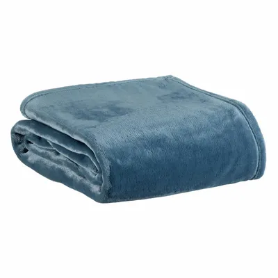 Throw blankets - Recycled Throw Theo Pacific 130 X 160 - MAISON VIVARAISE - SDE VIVARAISE WINKLER