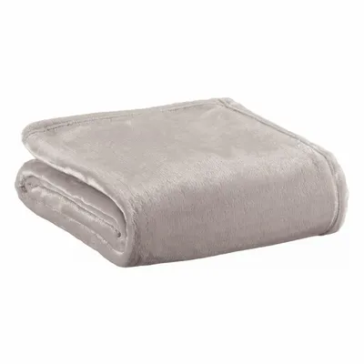 Throw blankets - Recycled Throw Theo Perle 130 X 160 - MAISON VIVARAISE - SDE VIVARAISE WINKLER