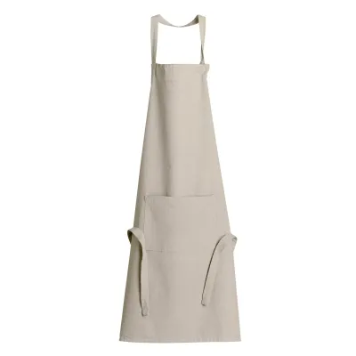 Tabliers de cuisine - Tablier de cuisine recyclé Ada Ficelle 72 x 85 - MAISON VIVARAISE - SDE VIVARAISE WINKLER