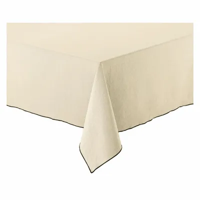 Nappes - Nappe recyclée Grace Ficelle 140 x 140 - MAISON VIVARAISE - SDE VIVARAISE WINKLER
