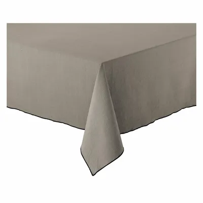 Nappes - Nappe recyclée Grace Ombre 140 x 140 - MAISON VIVARAISE - SDE VIVARAISE WINKLER