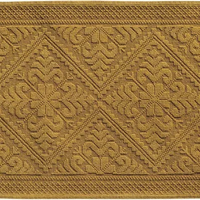 Autres linges de bain - Tapis de bain uni Enzo Safran 54 x 64 - MAISON VIVARAISE - SDE VIVARAISE WINKLER