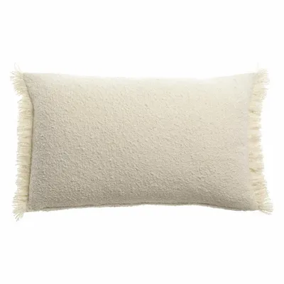 Coussins - Coussin uni Jane Neige 30 x 50 - MAISON VIVARAISE - SDE VIVARAISE WINKLER