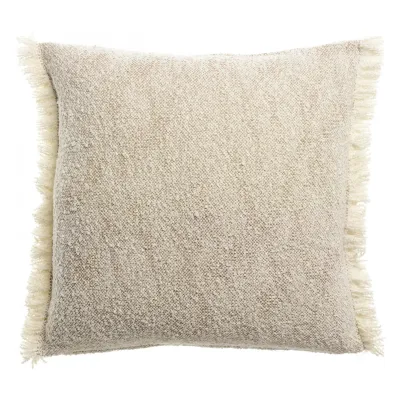 Coussins - Coussin chiné Jane Cacao 45 x 45 - MAISON VIVARAISE - SDE VIVARAISE WINKLER