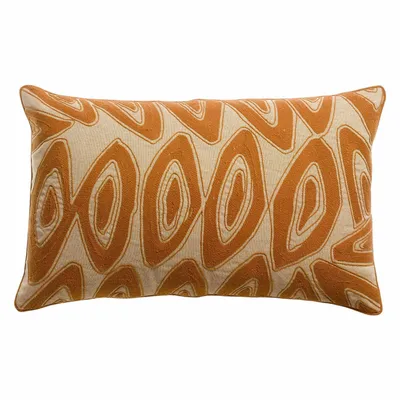 Coussins - Coussin brodé Leya Cuivre 40 x 65 - MAISON VIVARAISE - SDE VIVARAISE WINKLER